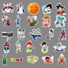 50 Dragon Ball Anime Character Stickers: Waterproof Decor for Suitcases, Phones, Computers, Guitars, and Notebooks.