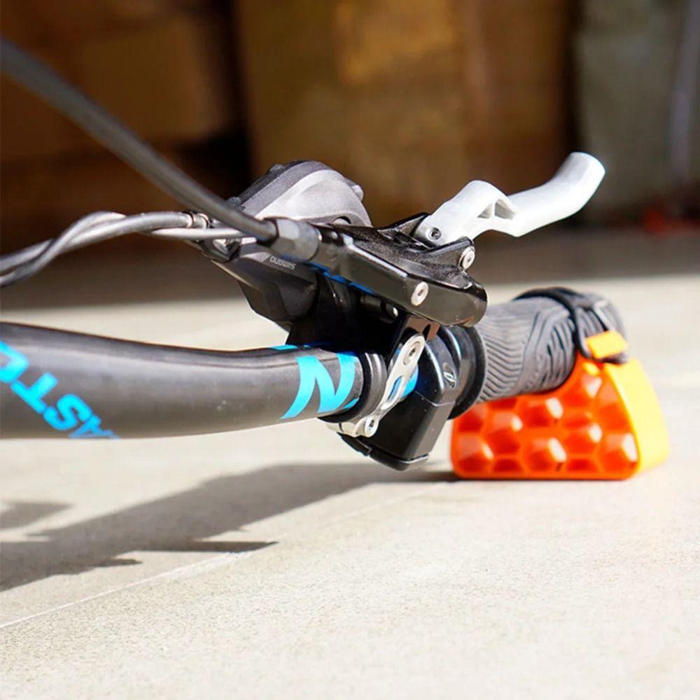 

Multifunctional Bicycle Repair Handlebar Bracket Anti-Slip Universal Fit MTB Maintenance Handlebar Stand Adjustable Clip Stable Orange