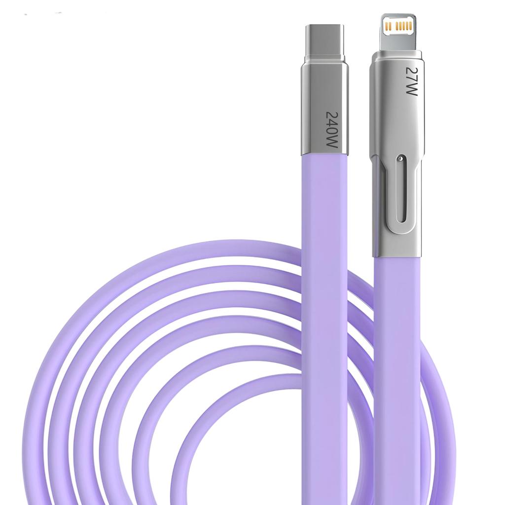 240W PD 4-in-1 Multi Charging Cable USB C Fast Data Sync Wire Compatible With All Smart Phones