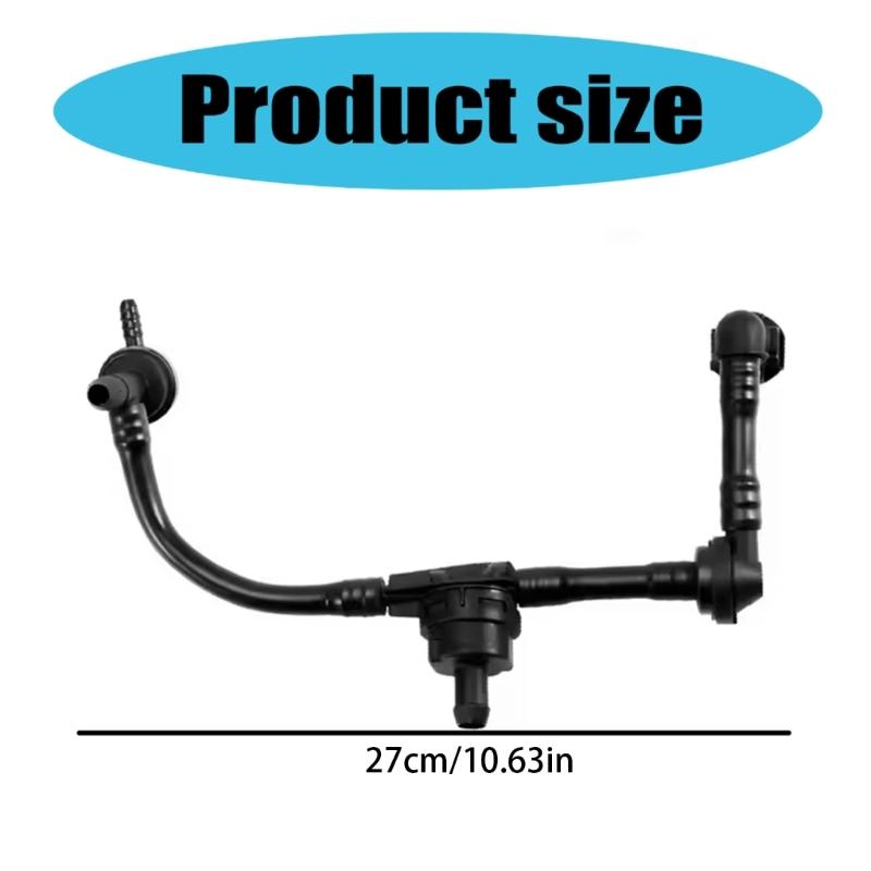 Engine Ventilation Tube Breather Vacuum Hose Suitable for 03F133751B High Heat & Oil Resistance Fuel Economy Improvement