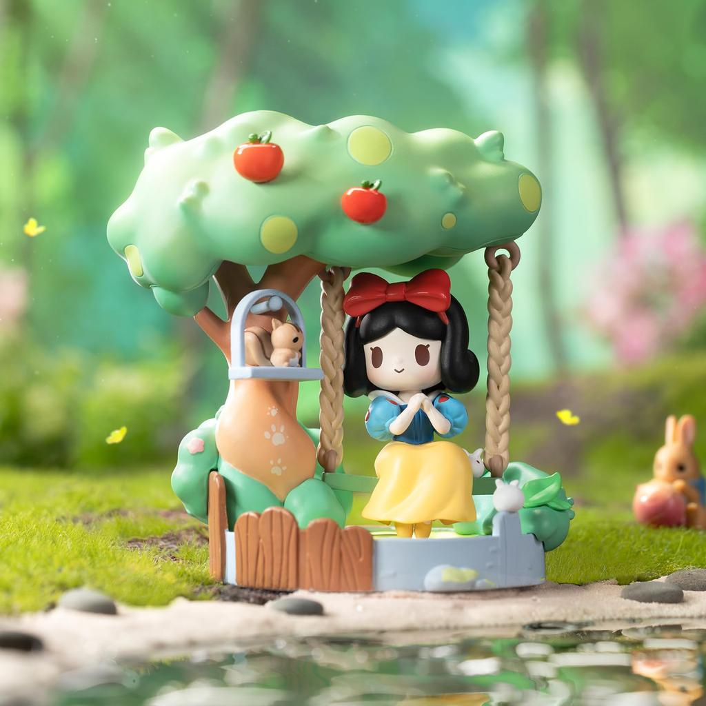 52TOYS DISNEY PRINCESS D-baby Series-Floral Swing Blind Box Trading Figures Collectible Figures Painted Gachapon Desktop Decoration Doll Toys Perfect