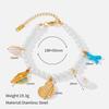 Ocean series new shell imitation pearl starfish pendant bracelet fashionable personality versatile women's hand jewelry