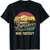 Who Tooted Funny Train Lover Boys Men Collector Railroad T-Shirt