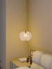Modern French Cream Pendant Lights: Minimalist Bedside and Hallway Fixtures