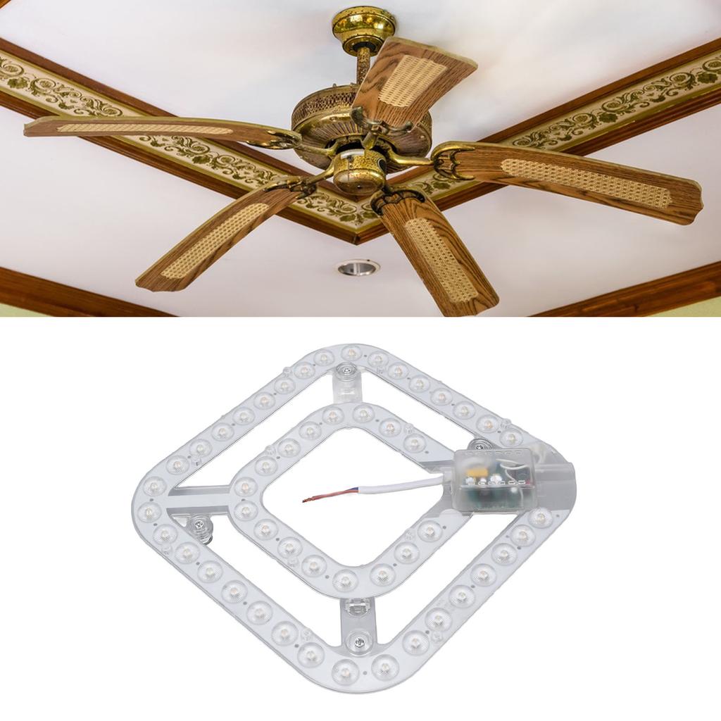 Ceiling Fan LED Light Replacement 24W 2100LM 3 Color Temperatures Ceiling Light Round Wick Module for Flush Mount Ceiling Light