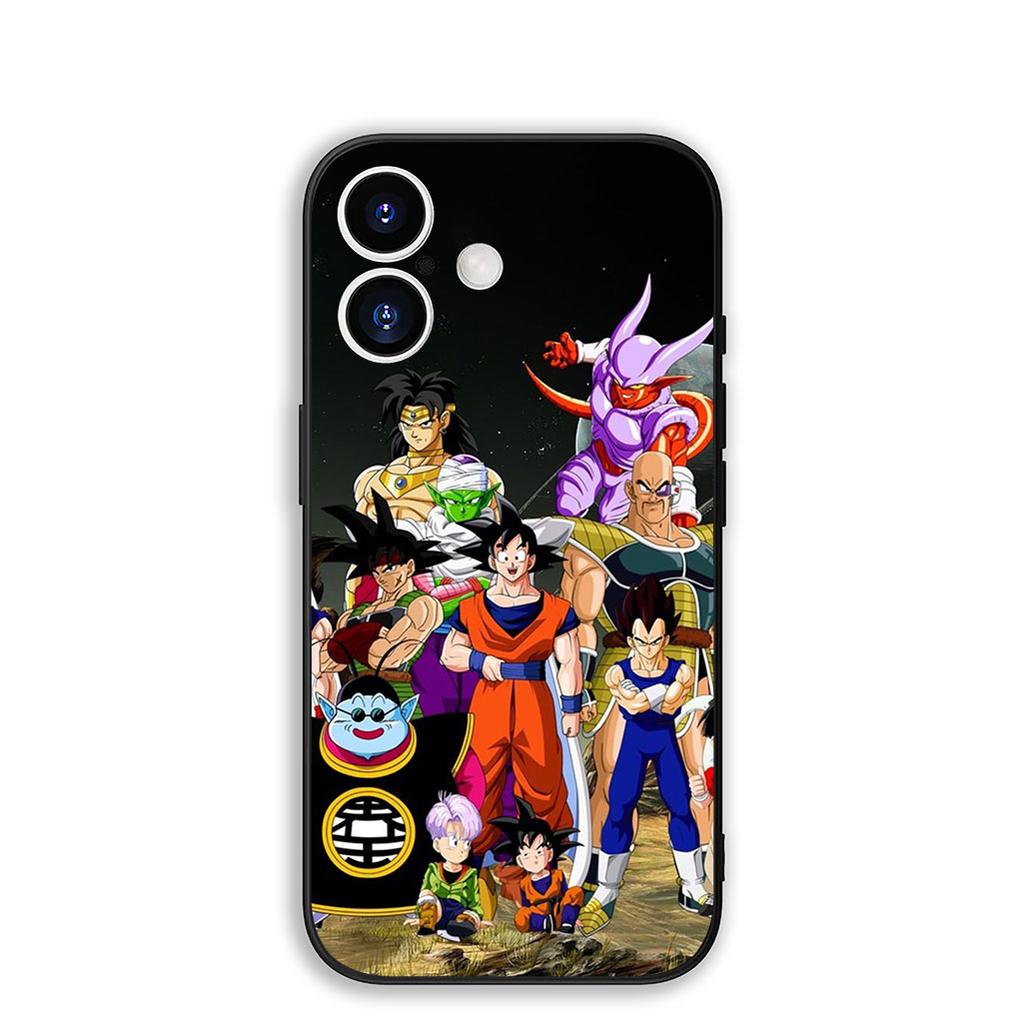 Cover for Apple iPhone 17 16 Plus 13 12 Pro Max Mini X XR Xs ProMax 16E 15+ 17+ Air Phone Case Beerus Dragons Gokus Balls Whis Z