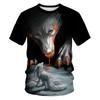 3D Print Animal Cool Funny T Shirt for Men and Women Short Sleeve Summer Tops Tees Fashion Black Clothing
