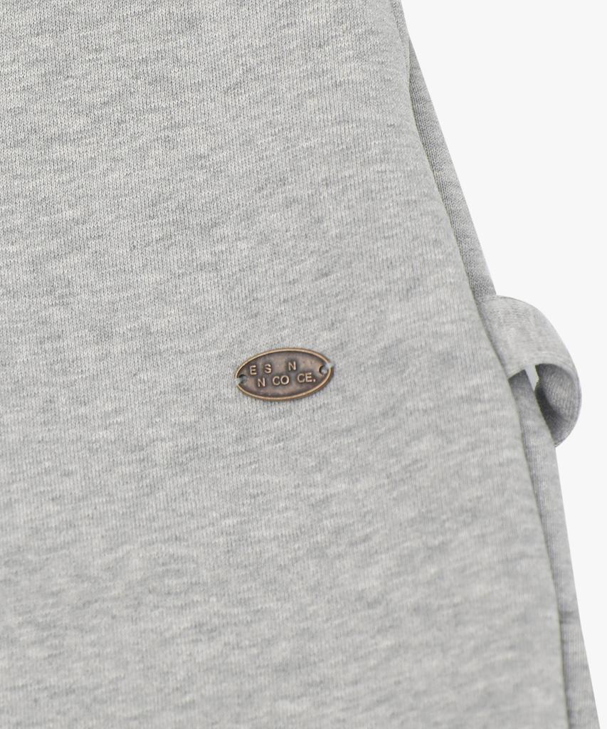 Iesn Pintuck Wide Carpenter Pants Gray