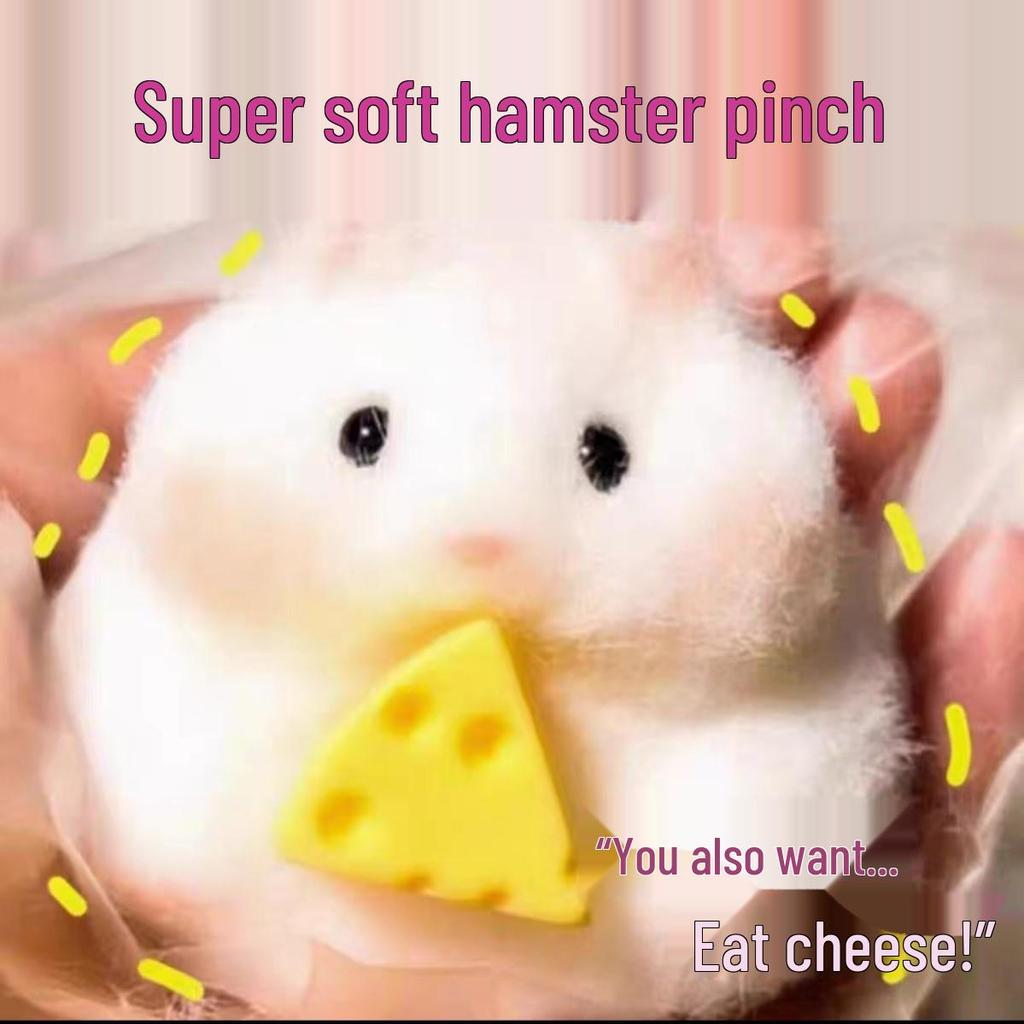 Cute Hamster Squishy Toy: Stress Relief & Slow Rebound