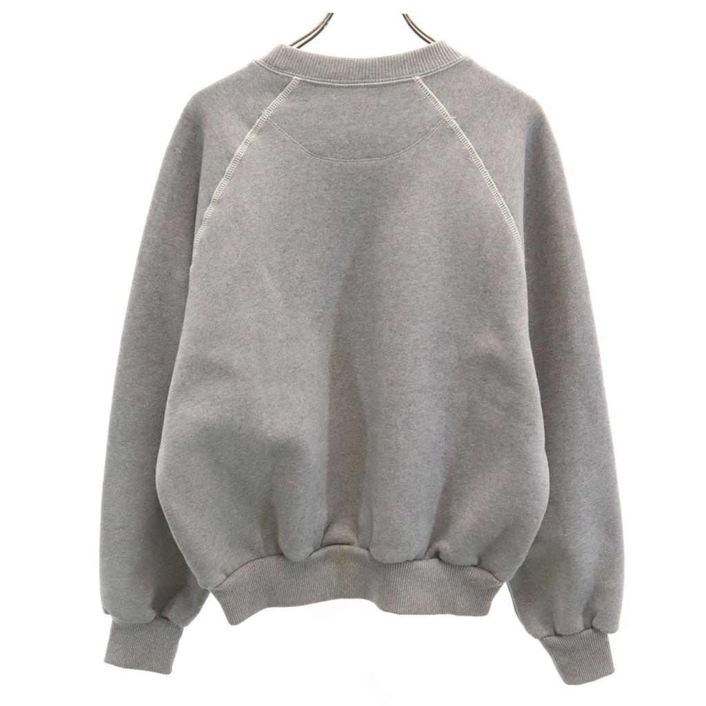 Ubrukt COACH Langermet raglan-sweat M grå ×DC SUPERMAN fleecefôr Herre Brukt