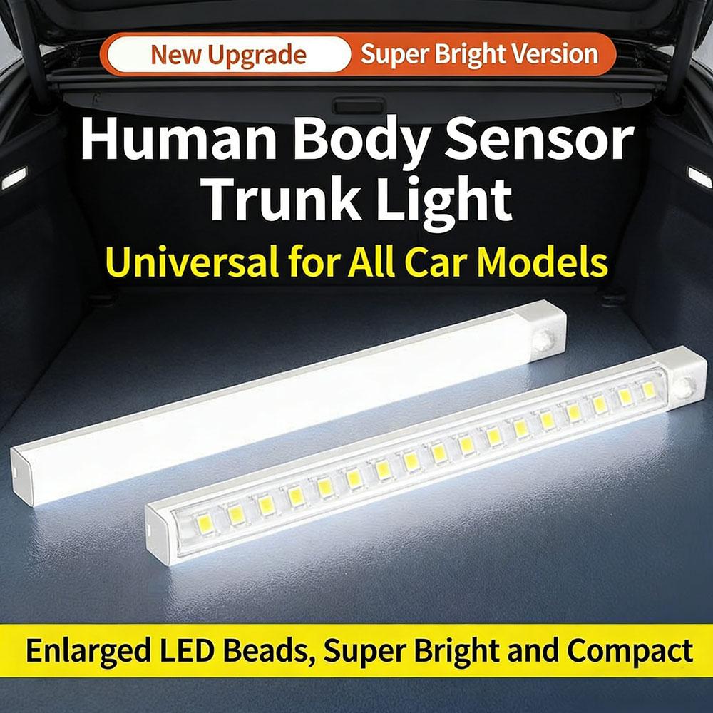 Car Wire-free Trunk Light Automatic Sensor Light LED Trunk Light
