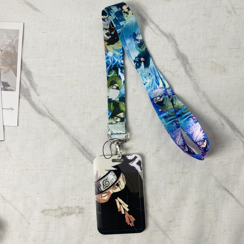 Anime Kreslený Držák na Identifikační Kartu Klíčenky Šňůrka na Krk Pro Průkazku Anime Držák na Kreditní Kartu Klíčenka Popruhy