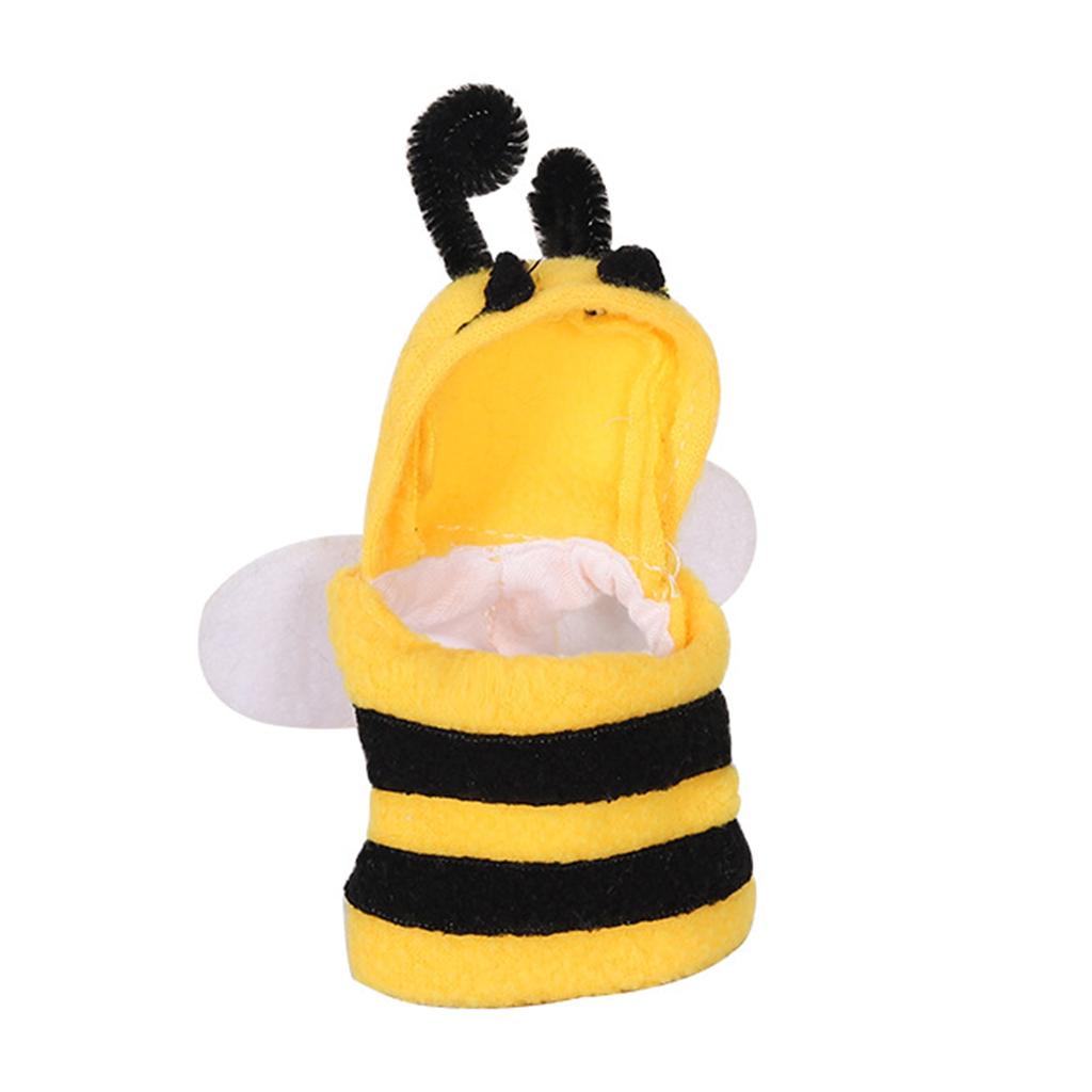 Pet Bird Clothes Honeybee Costume Flight Suit for Parrot Bird Costume Lovebirds Cockatiel Photoshooting Suit