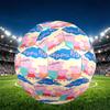 Pink Pig Print Size 5 Soccer Ball, PU Wear Resistant Football for Match Training and Daily Practice, Birthday Gift for Soccer Fans