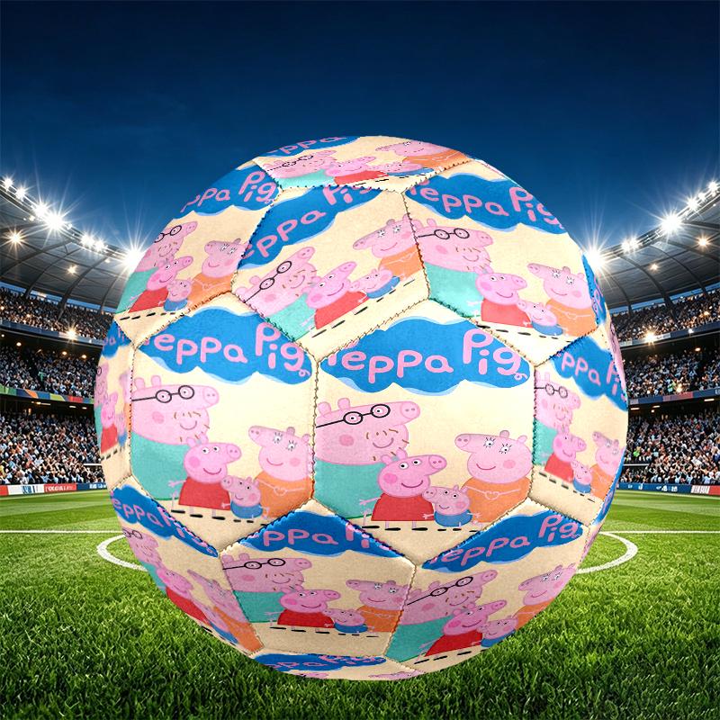 Pink Pig Print Size 5 Soccer Ball, PU Wear Resistant Football for Match Training and Daily Practice, Birthday Gift for Soccer Fans