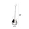 Music-Themed 304 Stainless Steel Coffee Stirring Spoon – Creative Guitar Design, Perfect for Iced Drinks and Bar Use.