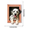 3D Cartoon Animal Magnetic Photo Frame Framed Picture Style Wooden Magnet  Office Board