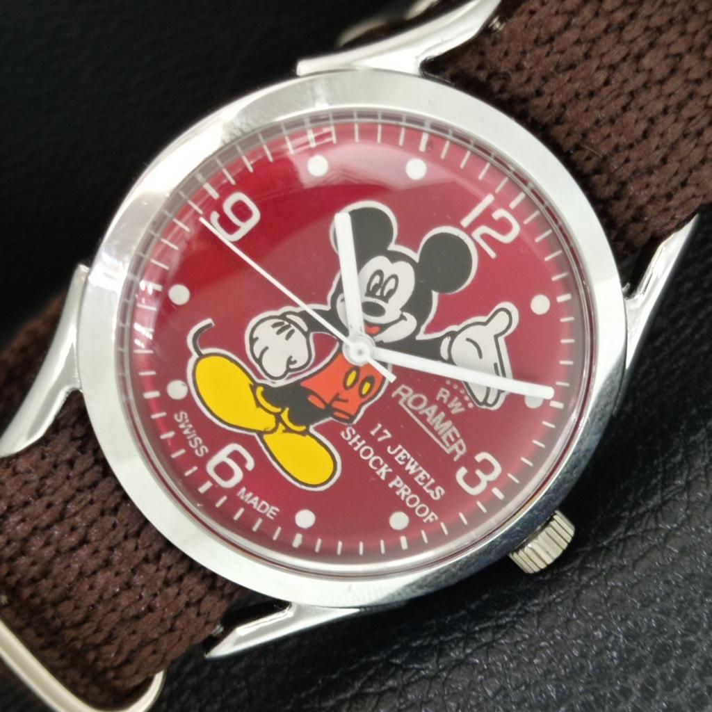 

HAND-WINDING SWISS MENS REFURBISHED VINTAGE RED COLOR DIAL WATCH a707214-1