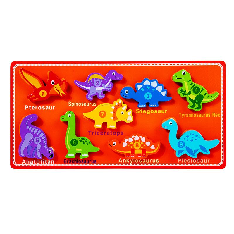 3D Puzzle Children's Early Education Toy Animal Transportation Velcro Sea Fruit Shape Funny DIY Paste Puzzle Toys Gifts for Kids