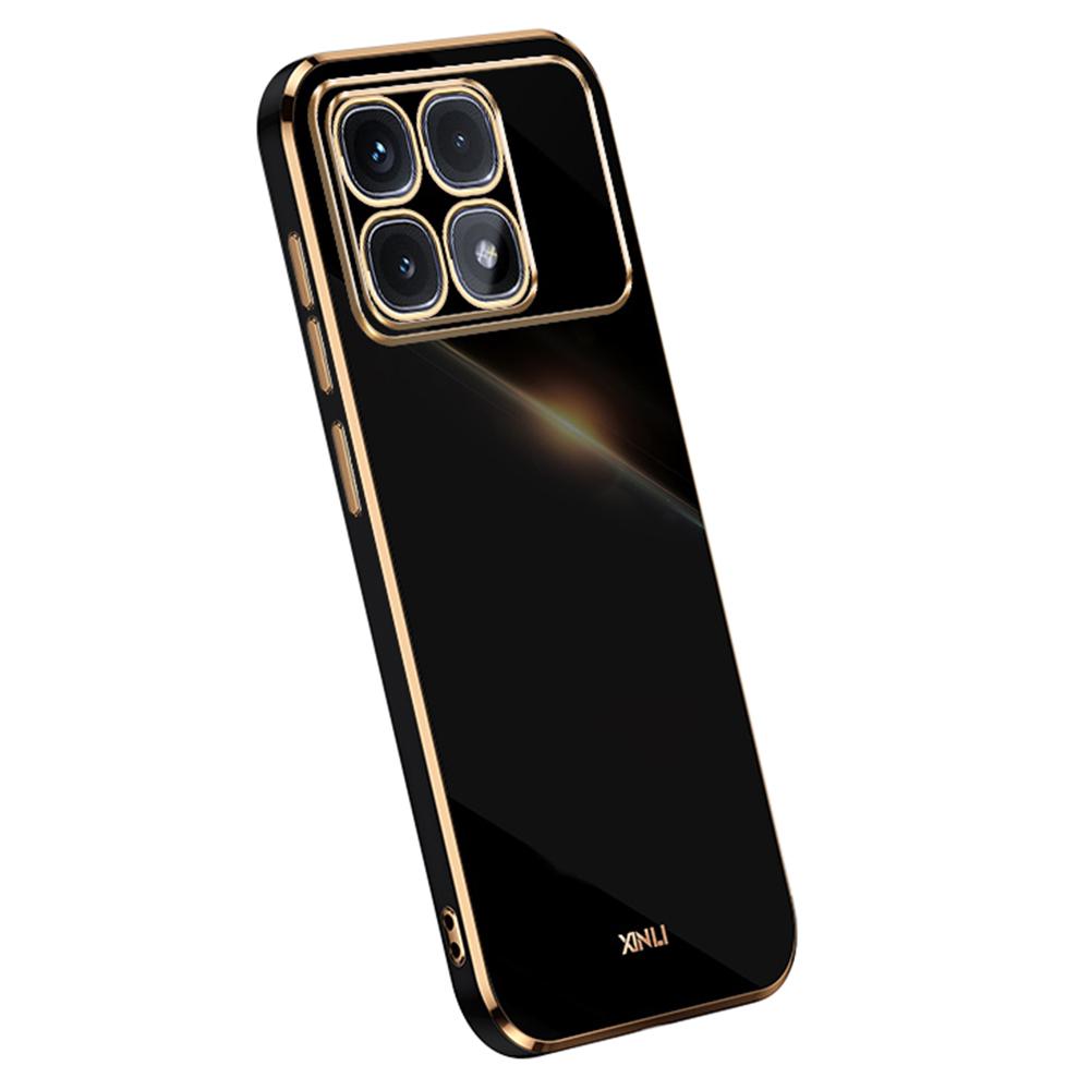 XINLI For Xiaomi Redmi K70 Ultra Case TPU Phone Cover with Electroplating Frame