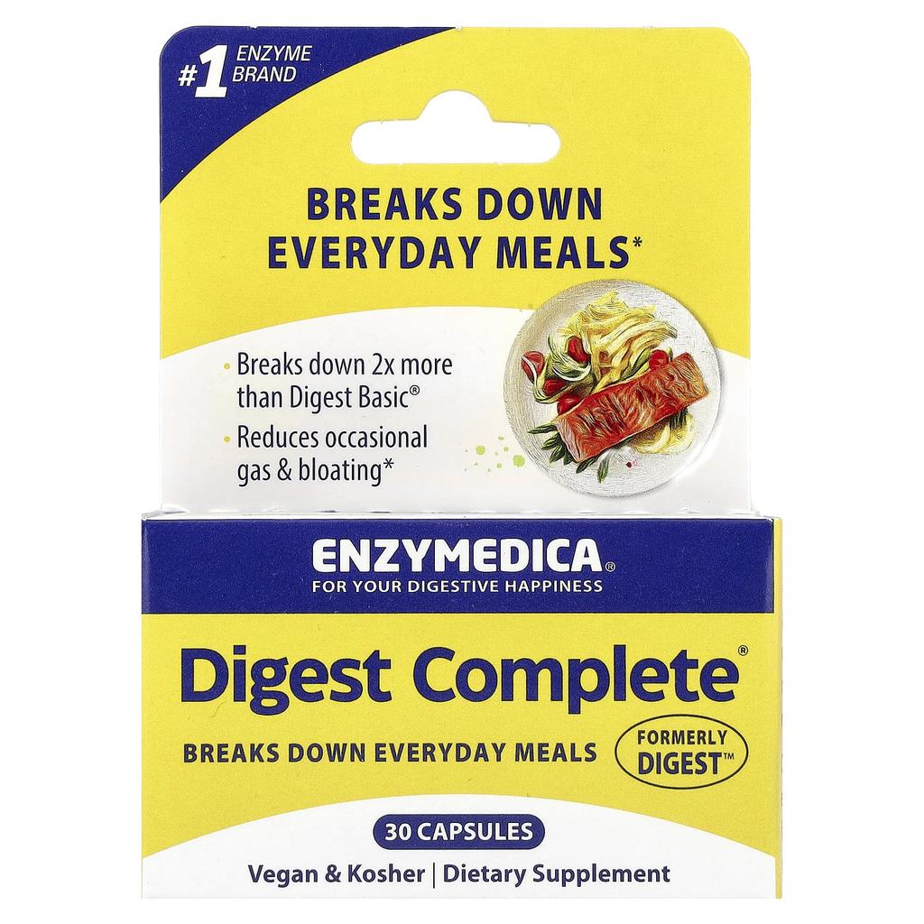 Digest, Complete Enzyme Formula, 30 Tablets