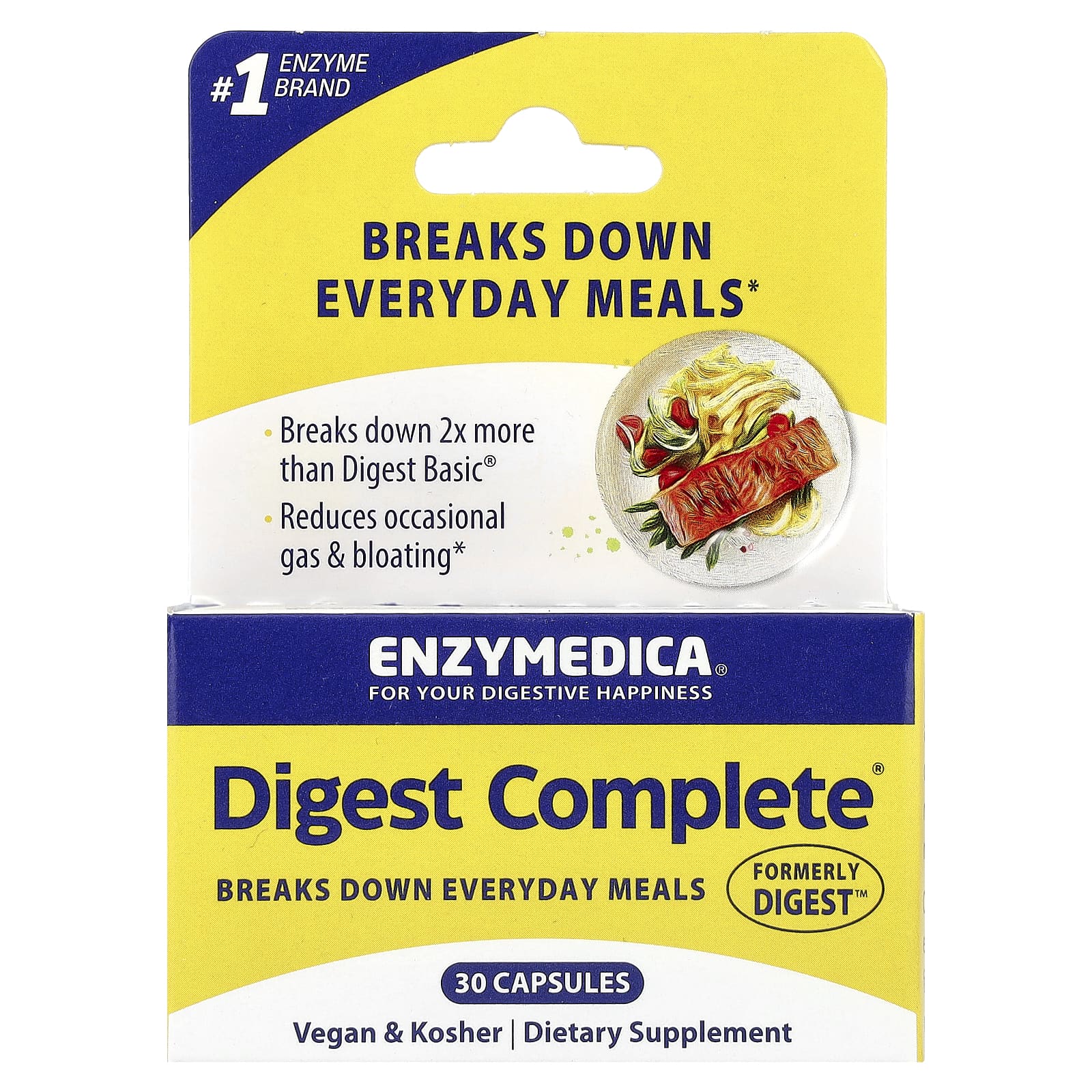 

Digest, Complete Enzyme Formula, 30 Tablets