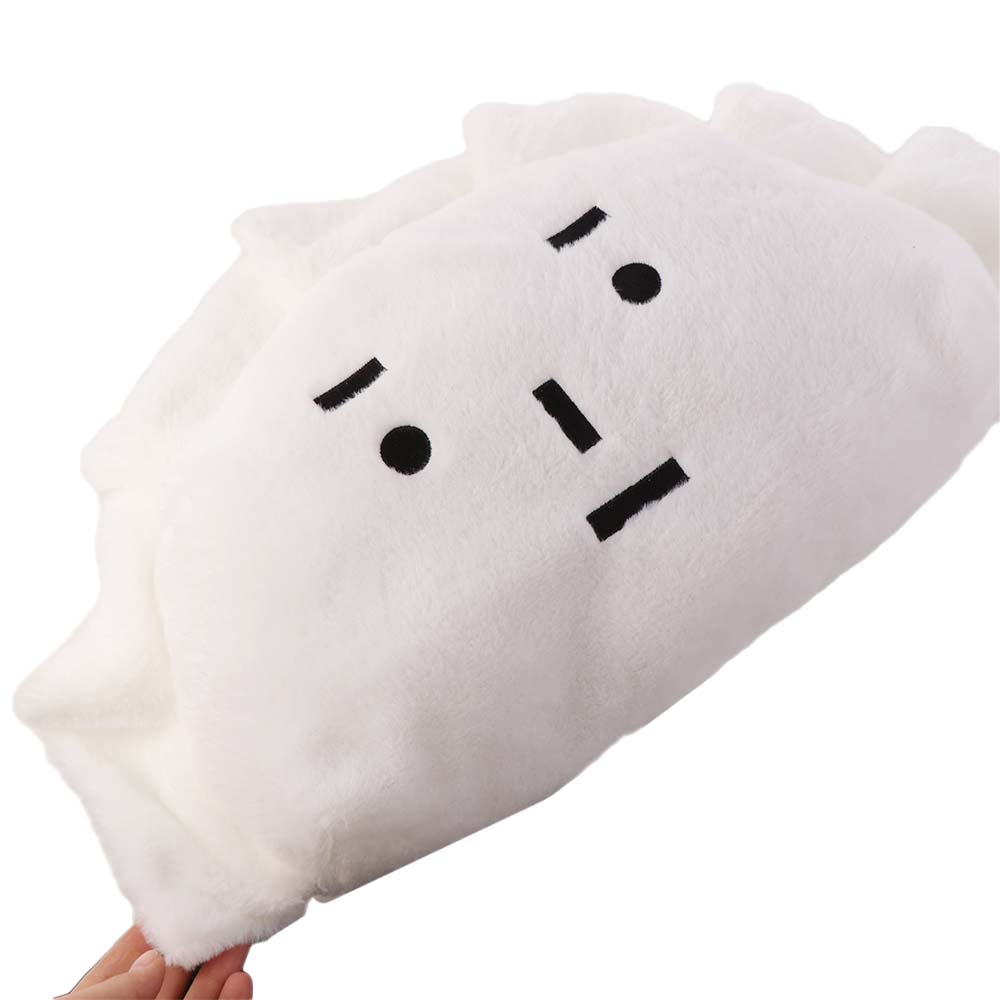 Cartoon Dumpling Expression Plush Cushion Comfortable Stuffed Doll Children's Birthday Gift