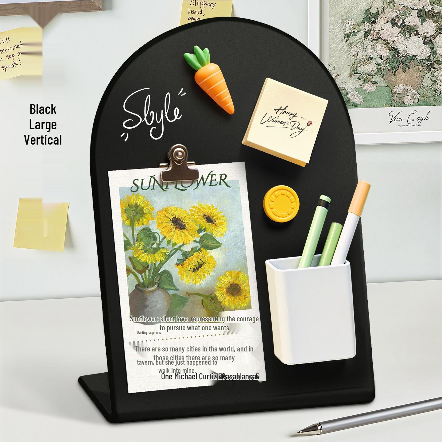 

Вертикальная стираемая магнитная доска: Креативная доска для меню и заметок своими руками для настольных поверхностей