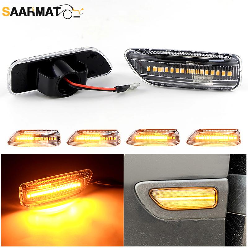 2 Stück LED Dynamische Seitenblinker Leuchte Für Volvo S60 V70 XC90 S80 XC70 OEM#30722641/34432641A Blinker Leuchte 12V