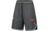 Li Ning CBA Basketball Shorts Men's Black With Pattern Print AAPT561-1