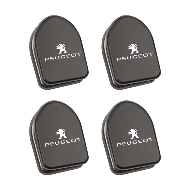 2/4Pcs Car Self Adhesive Mini Storage Hooks Accessories For Peugeot 208 308 206 307 207 3008 407 508 2008 5008 406 408 607 4008