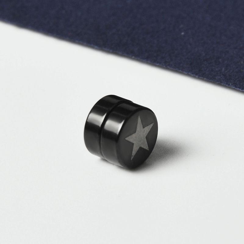 Pánské trendy magnetické náušnice a unisex falešné klipy na uši