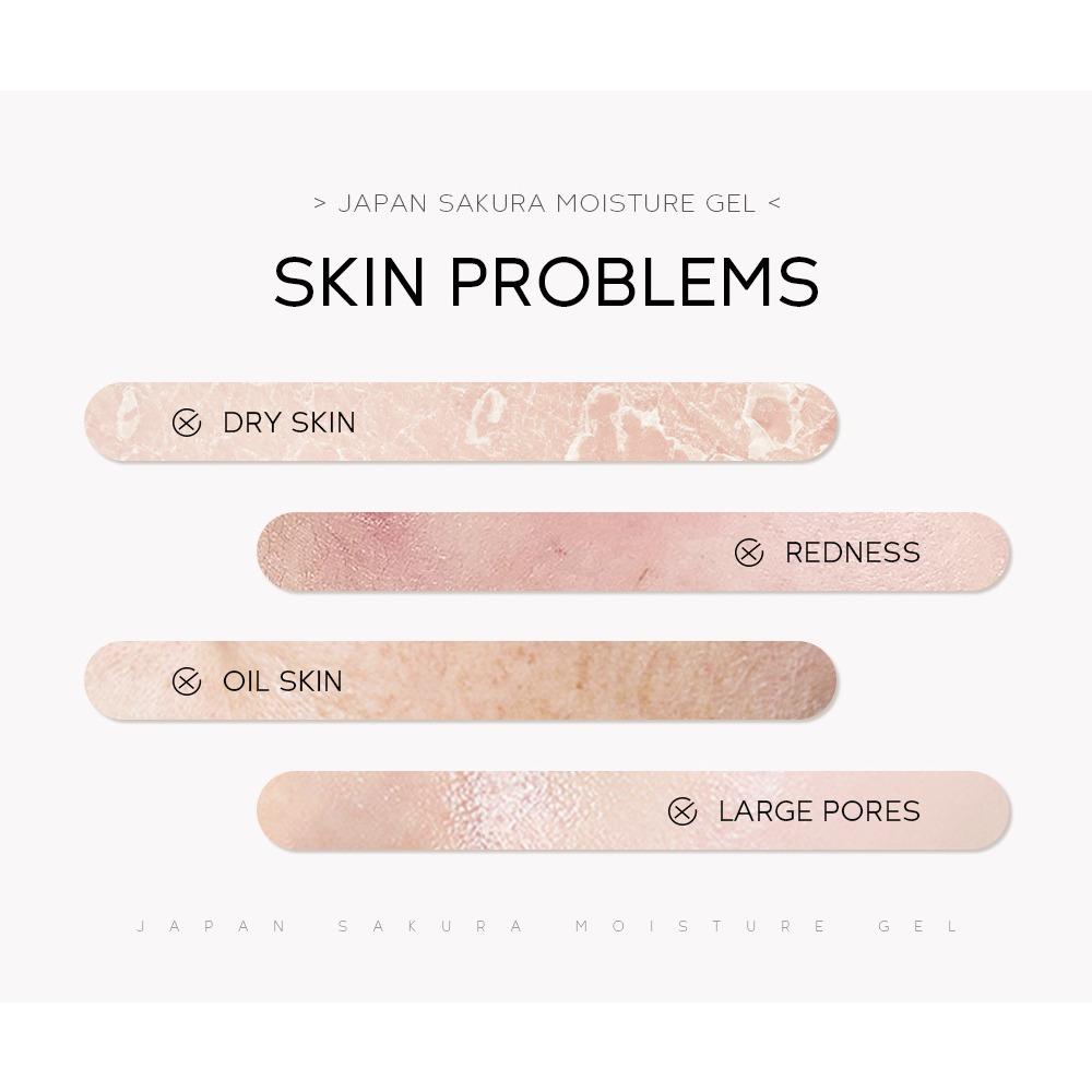 LAIKOU Cherry Blossom Hydrating Gel Cream Deeply Nourishes Skin, Repairs Dry and Rough, and Creates Hydrating and Elastic Muscles