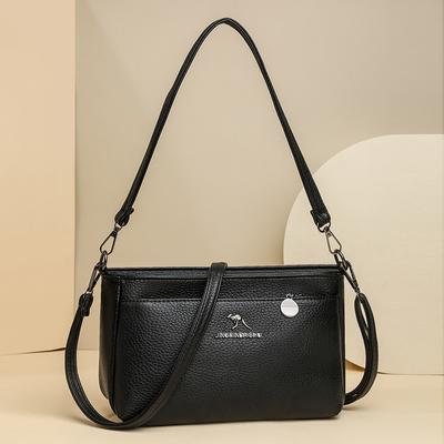 Middle-aged Bag Women's Shoulder Crossbody Bag Multi-layer Mother Bag