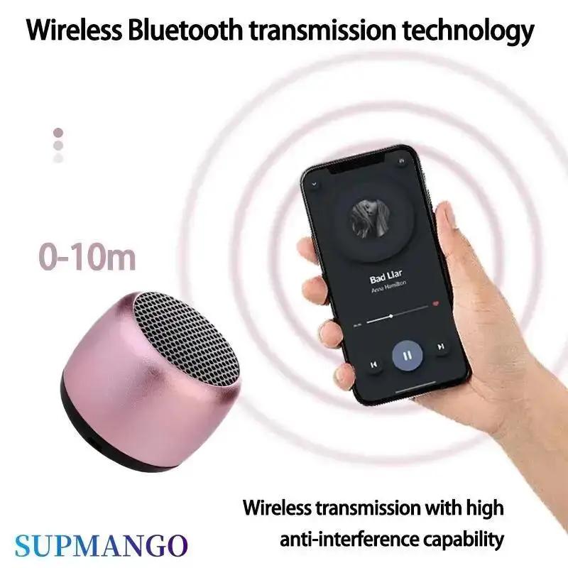 M1 Portable Bluetooth Speaker 3D HIFI Music Stereo Surround Mini USB Outdoor Subwoofer Speaker Audio Player Speaker Microphone