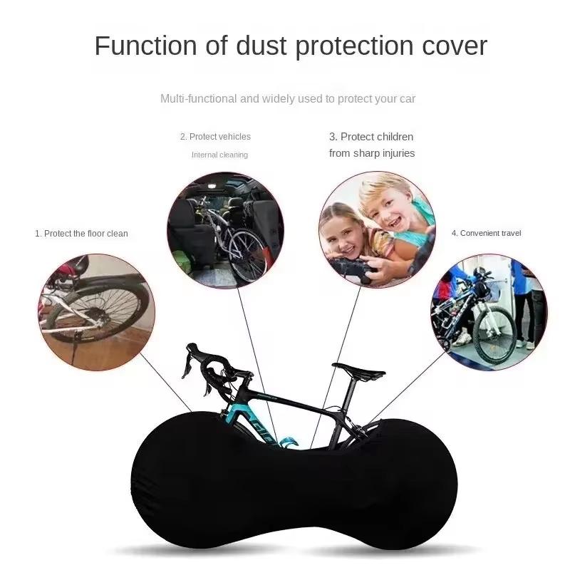 Bicycle Protector Cover MTB Road Cycling Protective Gear Anti Dust Wheels Frame Cover Scratch Proof Storage Bag