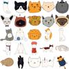 Waterproof Cartoon Cat Stickers: 50-Sheet Kit for Journals, Tablets, and Suitcases