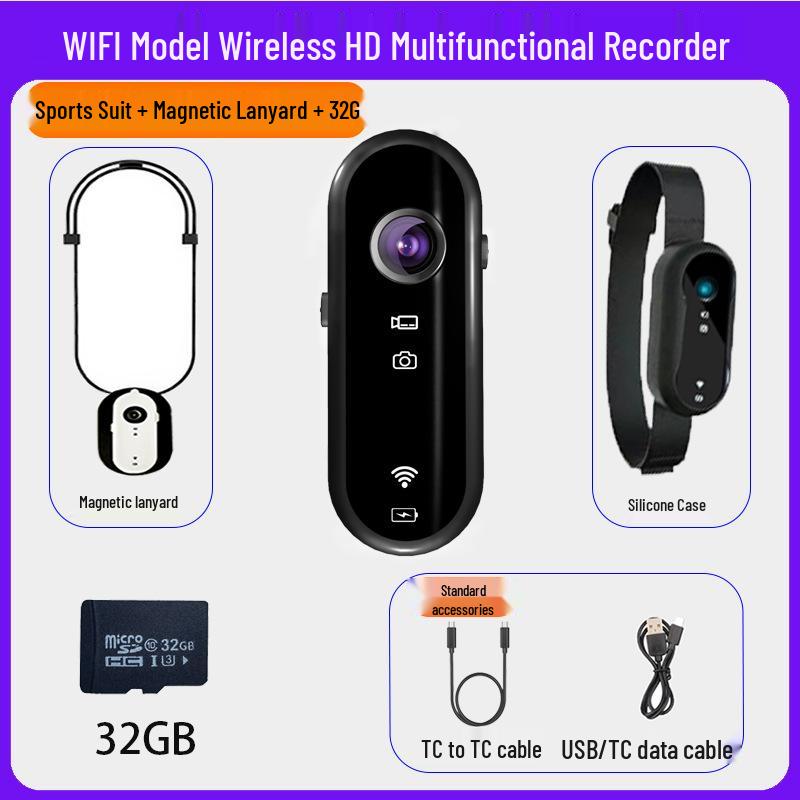 Thumb Action Camera for Cycling & Mountaineering - HD 1080p Ultra-Wide Angle 