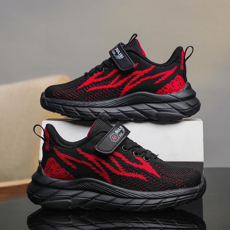 

Lightweight children s sports shoes summer breathable new boys shoes single mesh double mesh foreign trade soft and non-slip classmate 40