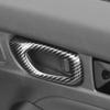 Carbon Fiber Inner Door Handle Bowl Cover Trim Kit Fit For Honda Civic