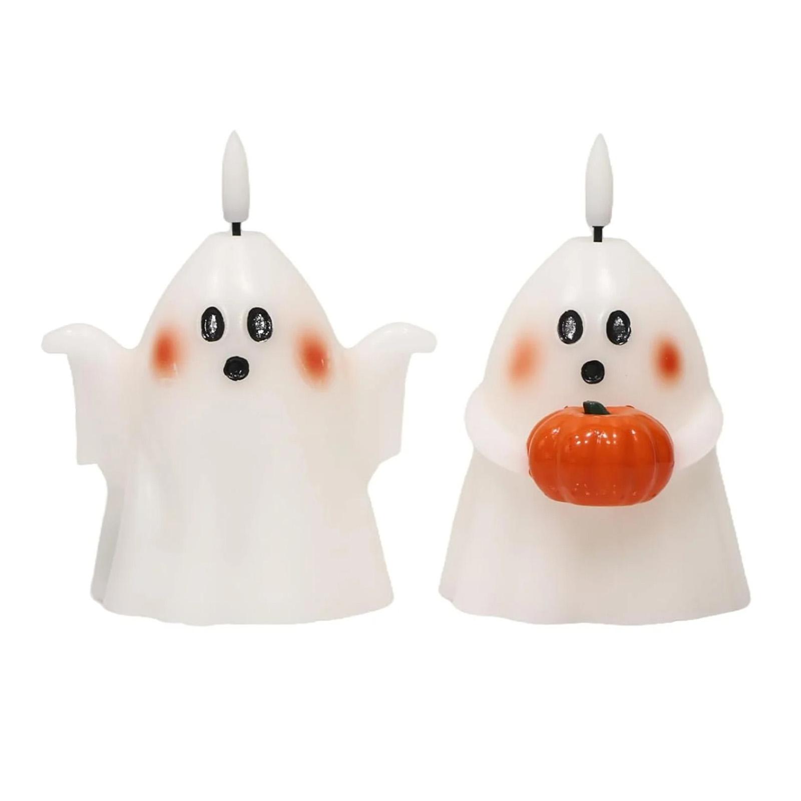 

2 Sets Of Halloween Lights Desktop Ornaments Window Decoration Night Light One Size