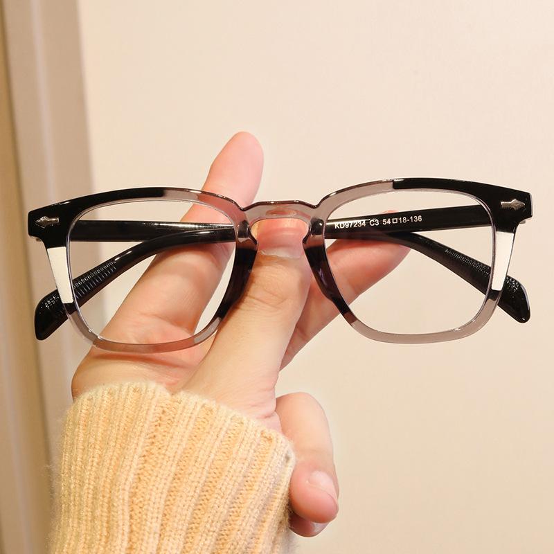 New Black Square Computer Glasses Frame Women Men Anti Blue Light Rectangle Eyewear Blocking Optical Spectacle Eyeglasses