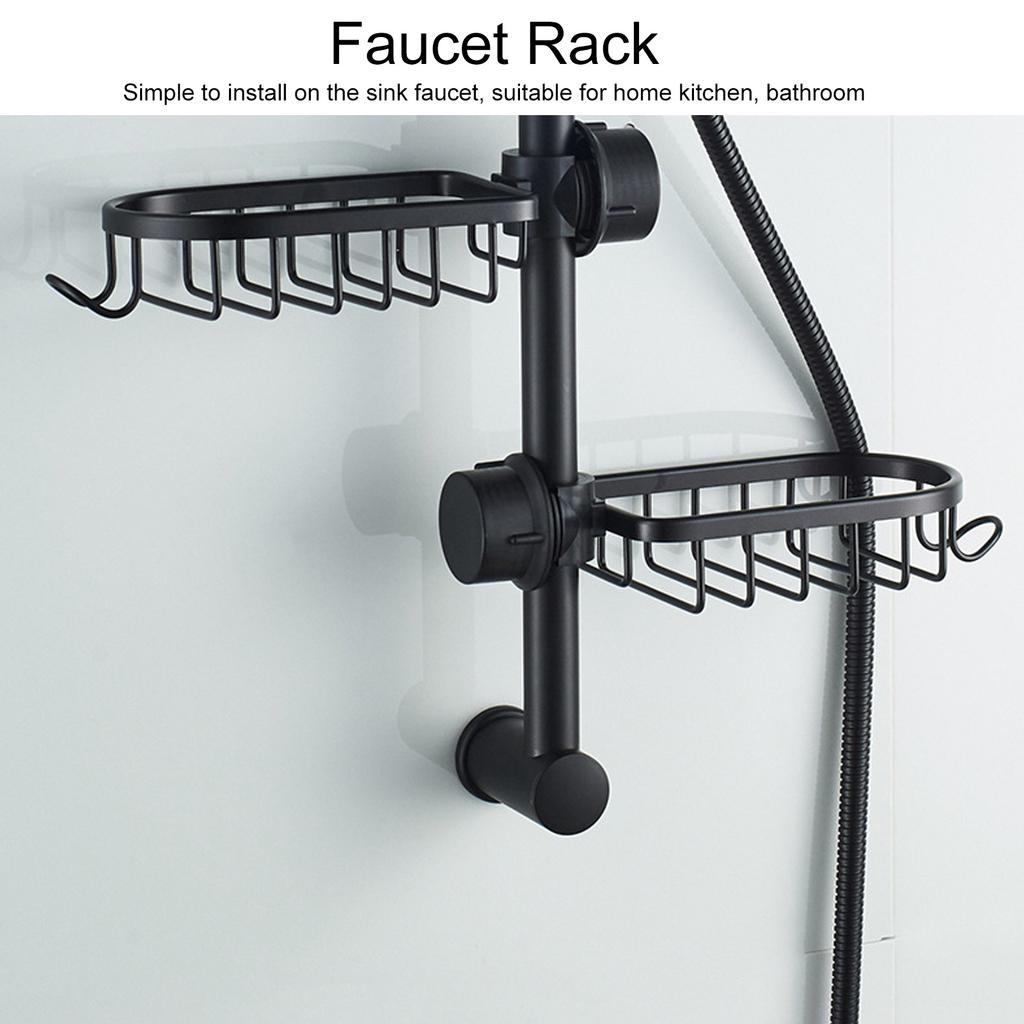 Faucet Storage Rack Kitchen Sink Hanging Drain Basket Holder   Bathroom Accessory