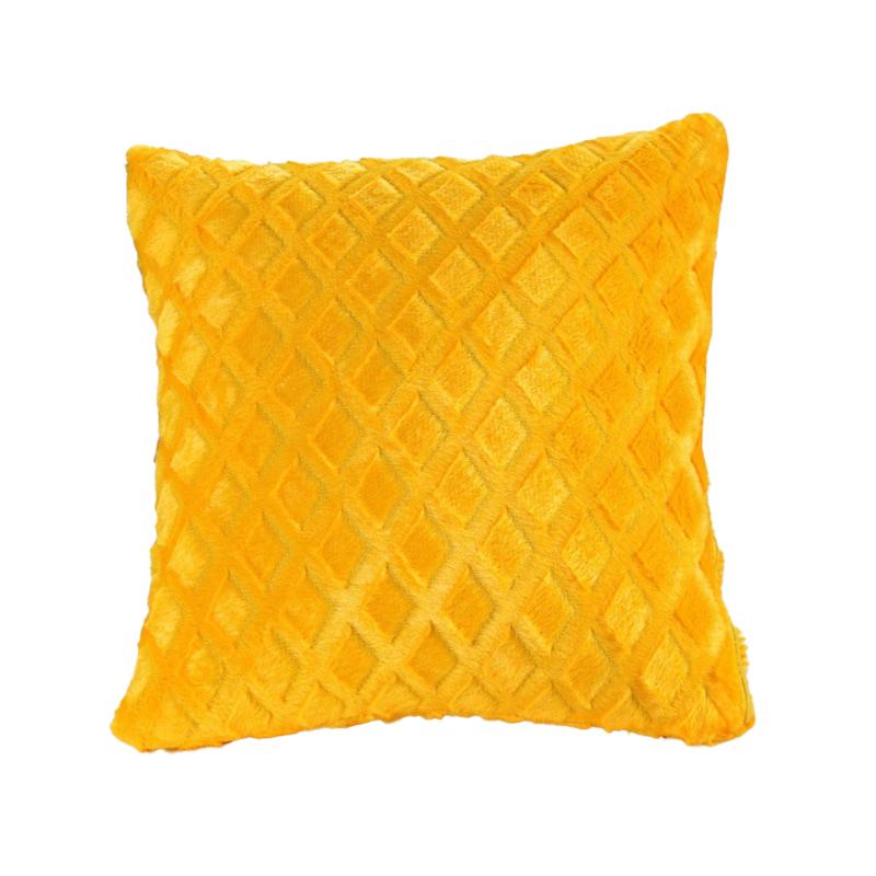 1Pc Plush Thick Lattice Pattern Sofa Pillowcase Soft Cushion Covers 43x43CM Couch Pillow