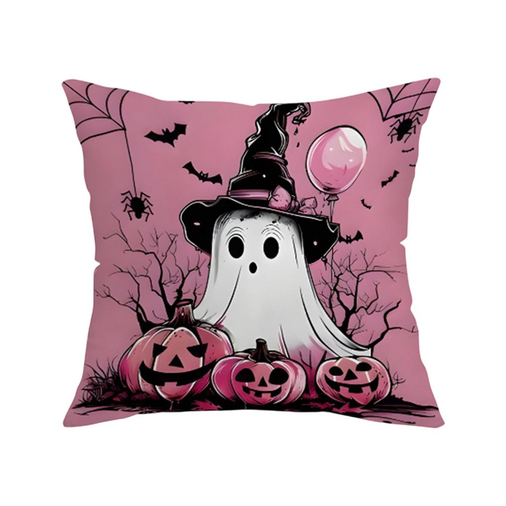Halloween Festival Decoration Living Room Sofa Cushion Pillow Cover Offices Waist Pillow Cover (excluding Core)