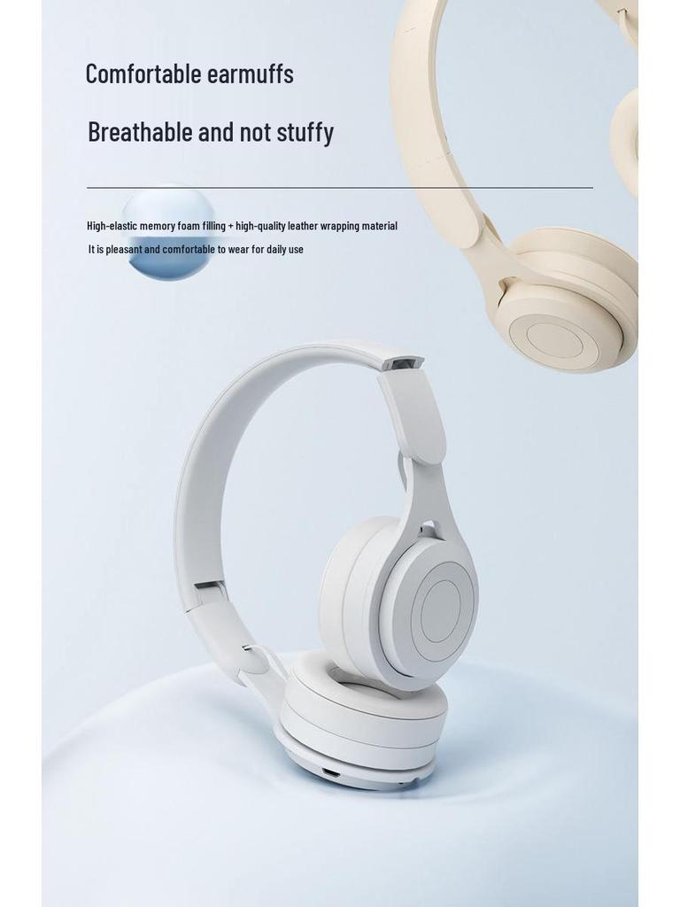 Y08 Over-Ear Noise-Canceling Bluetooth Headphones with Foldable Design and Card Slot, Ideal for Gaming and Gifts.