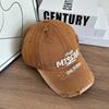Retro-Baseballkappe mit Stickerei für Damen und Herren mit Sonnenschutz und verstellbarer Passform