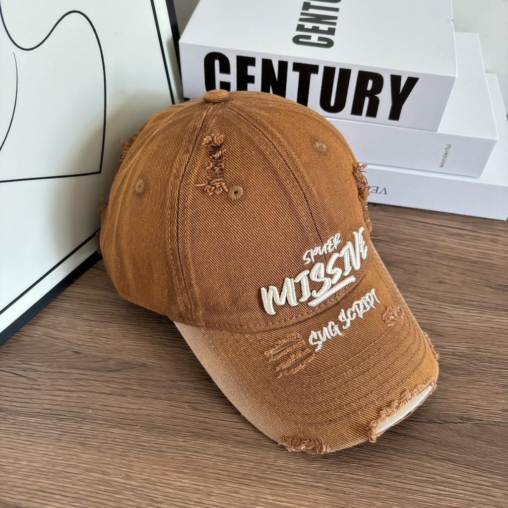 Retro-Baseballkappe mit Stickerei für Damen und Herren mit Sonnenschutz und verstellbarer Passform