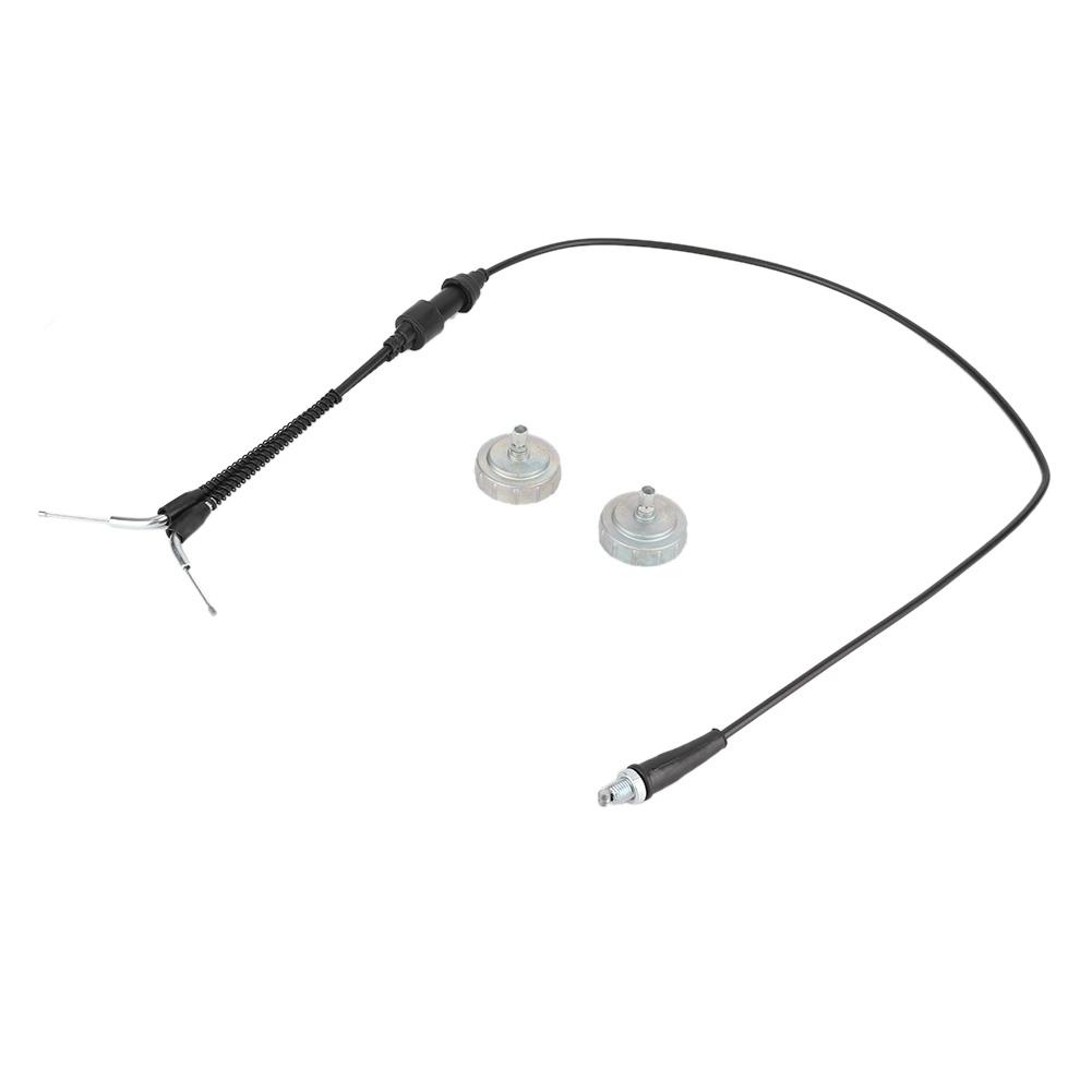 Throttle Cable with Carburetor Cover Kit Replacement Fit for Yamaha Banshee 350 YFZ350 87 06
