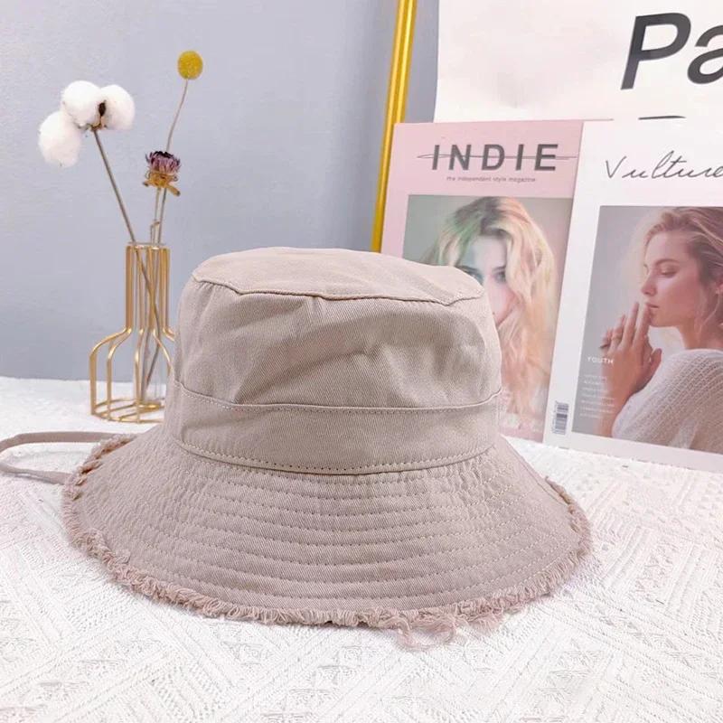 1 stuks Unisex Bucket Hat, Veelzijdige Dames Lente/Zomer Rand Zonnebescherming Strandpet, Geschikt voor Dagelijkse Vrije Tijd Vakantiekleding
